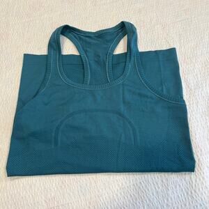 Lululemon teal swiftly tech tank 4 women